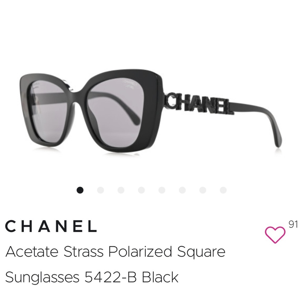 Chanel acetate polarized sunglasses